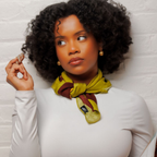 Dubai Chocolate Silk Scarf