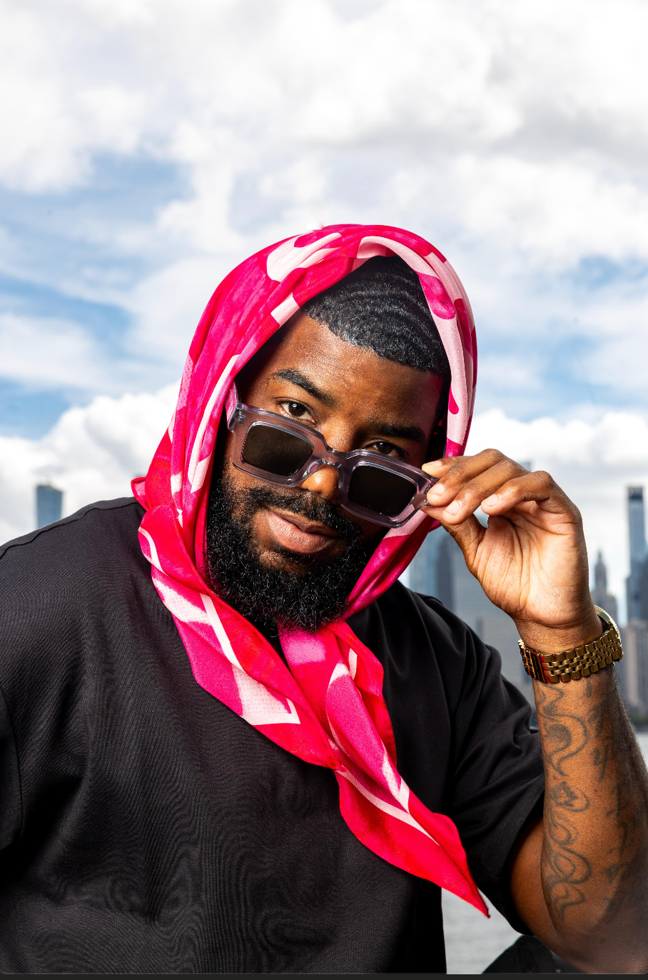 Soft Scales | Silk Everything Wrap